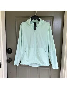 Lululemon Active Full Zip Hooded Jacket Delicate Mint Small